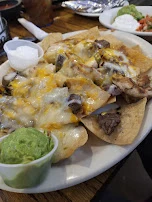 Beef Fajita and Guacamole Nachos