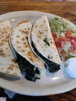 Shrimp Quesadilla with Mushrooms